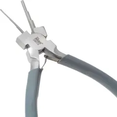 The Beadsmith Micro Wire Looping Pliers &ndash;Loops & Jump Rings, Polished Steel Head & PVC Comfort Handle