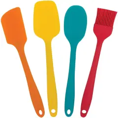 Mrs. Anderson's 4pc Nonstick Flexible and Heat-Resistant Silicone Mini Tool Set