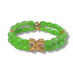 Antique Adjustable Bracelet with Gold Plating Bangle Bracelets for Women Gold and Kundan Bracelet Indian Fashion Jewelary Indian Favor for Mothers Day Valentines Anniversary Mint