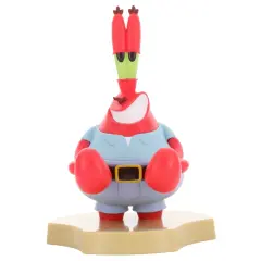 Exquisite Gaming: Cable Guys Holdems: Spongebob: Mr. Krabs - Earbud & Phone Holder,4.5" Mini Collectible With a Twist, TV Series Licensed Figure