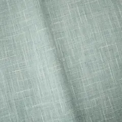 Mist Teal/Ivory Textured Slub Drapery Fabric By the Yard