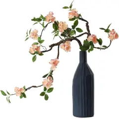 2PCS 31" Artificial Cherry Blossom Branches &ndash; Silk Long Stem Flowers for Vase & Event Decor Champagne