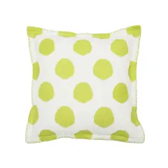 Citron Dot Printed Accent Throw Pillow