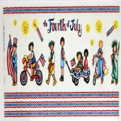 BoBunny Press Vintage The Fourth Of July Vellum Stickers