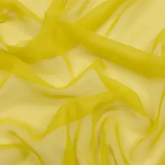 1 Yard Premium Warm Olive Silk Chiffon Fabric Scarf Material, 44 Inches Wide