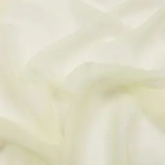 1 Yard Young Wheat Silk Chiffon Fabric Premium Lightweight Sheer Material, 44 Inches Wide