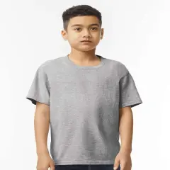 Gildan&reg; Youth Crewneck Short Sleeve Sofystyle T-shirt - 64000B Sport grey