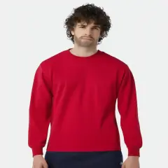 Gildan&reg; Ultra Cotton Crewneck Long Sleeve T-Shirt Red