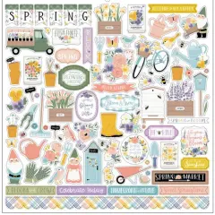 Echo Park It's Spring Time 12 x 12 Cardstock Element Stickers