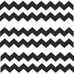 Black Chevron border Strips Edible Cake border 3 Strips