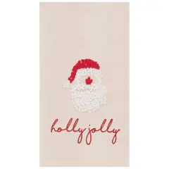 HOLLY JOLLY SANTA TOWEL