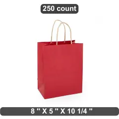 Versatile Kraft Shopping Bag 8" x 5" x 10.25"