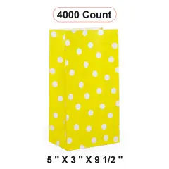 Dot Patterned Sos Food Bags 5'' x 3'' x 9 1/2'' Packaging