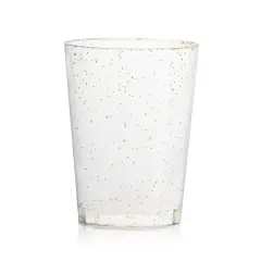 GOLD SPARKLE REUSABLE TUMBLERS