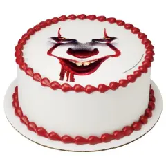 IT Clown the movie PhotoCake&reg; Edible Cake Topper Icing Image for 8 inch round cake or larger