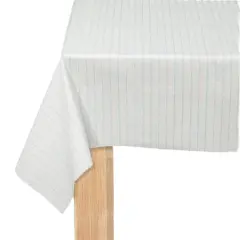 MINT PINSTRIPE PAPER TABLECLOTH