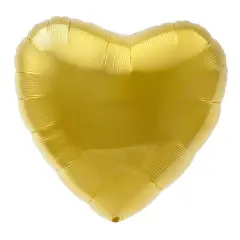 GOLD HEART FOIL BALLOON