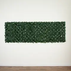 Nearly Natural Artificial Ivy UV Resistant Expandable Outdoor Fence - 40" x 120" Green