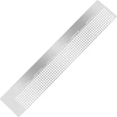 Diamond Drawing Ruler Mesh Grid Diamond Drawing Tool Stainless Steel Ruler with 520 Blank Grids for Round Full Drill & Partial Drill DIY Art Crafts