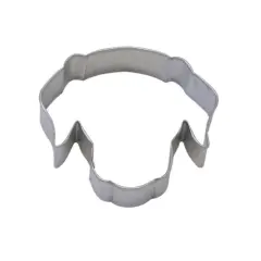 3.5&rdquo; Dog Face K9 Metal Cookie Cutter