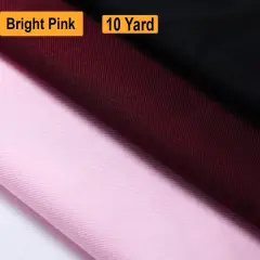 Gabardine Solid 100% Poly Woven Bright Pink