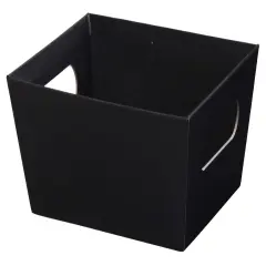Pack/6: Black Baskety Tray - 9 x 7 x 3-1/2"