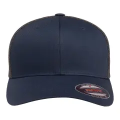 Flexfit&reg; Adult Trucker Cap NAVY/ GRAPHITE