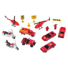 Die cast Fire Team 15 Piece Set