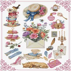Beauty B7041L Counted Cross-Stitch Kit