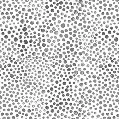Gray Rainbow Droplets Cotton Wideback Fabric per yard