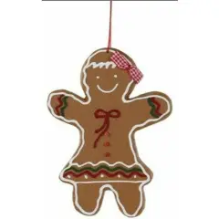 8" Gingerbread Ornament