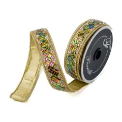 1.5" Jubilee Jewel Ribbon: Multi (5 Yards)