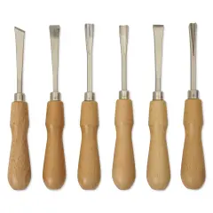 Excel Blades Deluxe Woodcarving Chisels - Set of 6