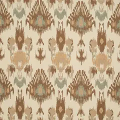 Desert - AquaTeal,brown AbstractGeometric,global Upholstery Fabric 54 Inches"
