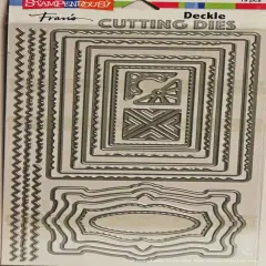 Stampendous Fran's Deckle Cutting Dies Set-19 Pieces