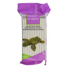 Sculpey: Original Sculpey Clay: White - 1 lb - Polymer Oven Bake Clay, Non-Toxic, Sculpting, Bake-Sand-Drill-Paint, Art & Craft Supplies, Adults-Kids