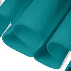 FabricLA Craft Felt Fabric - 18" X 18" Inch Wide & 1.6mm Thick Felt Fabric - Turquoise A014 - Use This Soft Felt for Crafts - Felt Material Pack