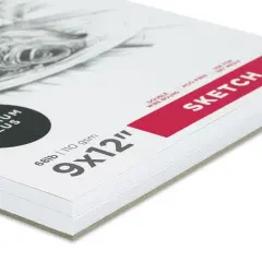 artPOP! Sketch Pads, 2-Pack, 9" x 12", 100 Sheets Each, 68 lb (110 gsm), Acid Free Paper for Dry Media, Top Wirebound Sketchpad for Drawing with Ink, Colored Pencil, Graphite, Charcoal, Pastels