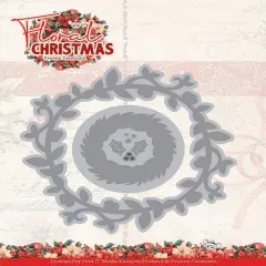 Find It Trading Yvonne Creations Die-Floral Wreath, Floral Christmas