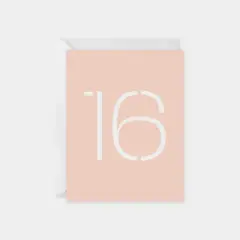 Age 15 Stencil Birthday Card