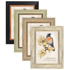 4 Pack 4x6 Picture Frame - Picture Frames with Plexiglass,Photo Frame for wall & tabletop picture frames
