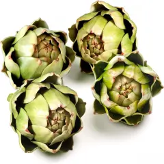 4-Pack Large Green Faux Artichokes - (Green)