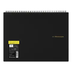Maruman Mnemosyne Notebook - Black, A4, Graph