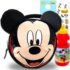 Mickey Mouse Lunch Bag and Water Bottle Set - Bundle Lunch Box