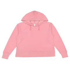 LAT &reg; Ladies Vintage Wash Fleece Hooded Sweatshirt WTHRD MAUVELOUS