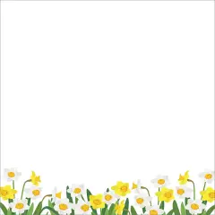 Great Papers! Daffodil Meadow Delight Letterhead, for Invitations, Announcements and Personal Messages, Printer Friendly 8.5&rdquo;x11&rdquo;, 50 Pack