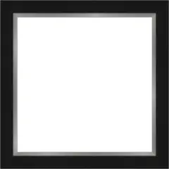 Eva Framed Dry Erase Magnetic Board Black Silver
