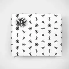 Minimal Star Holiday Black and White