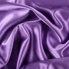 1 Yard Bright Purple Silk Crepe Back Satin Premium Smooth Soft Elegant Designer Fabric 44 inch Width