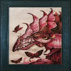 Flowers Dragon 211-P017 K Counted Cross Stitch Kit